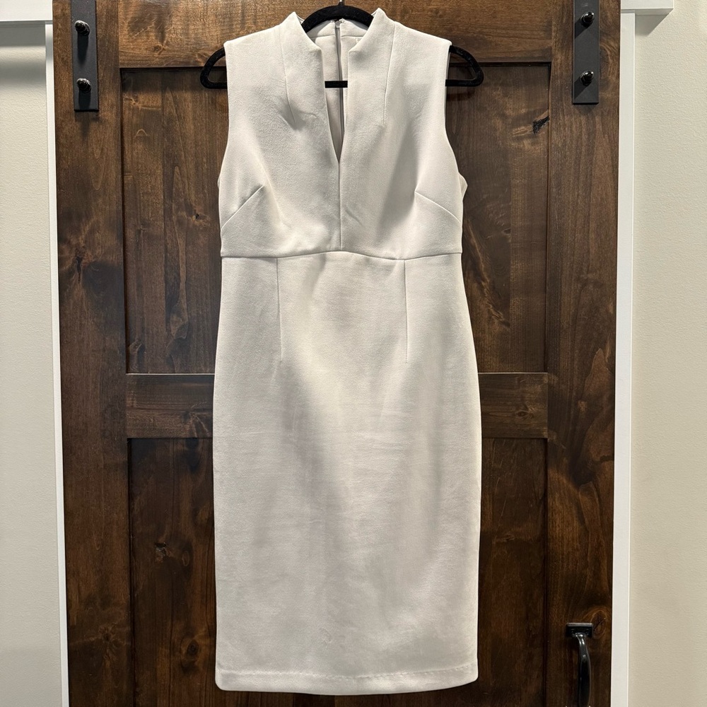 Calvin Klein Suede Pencil Dress